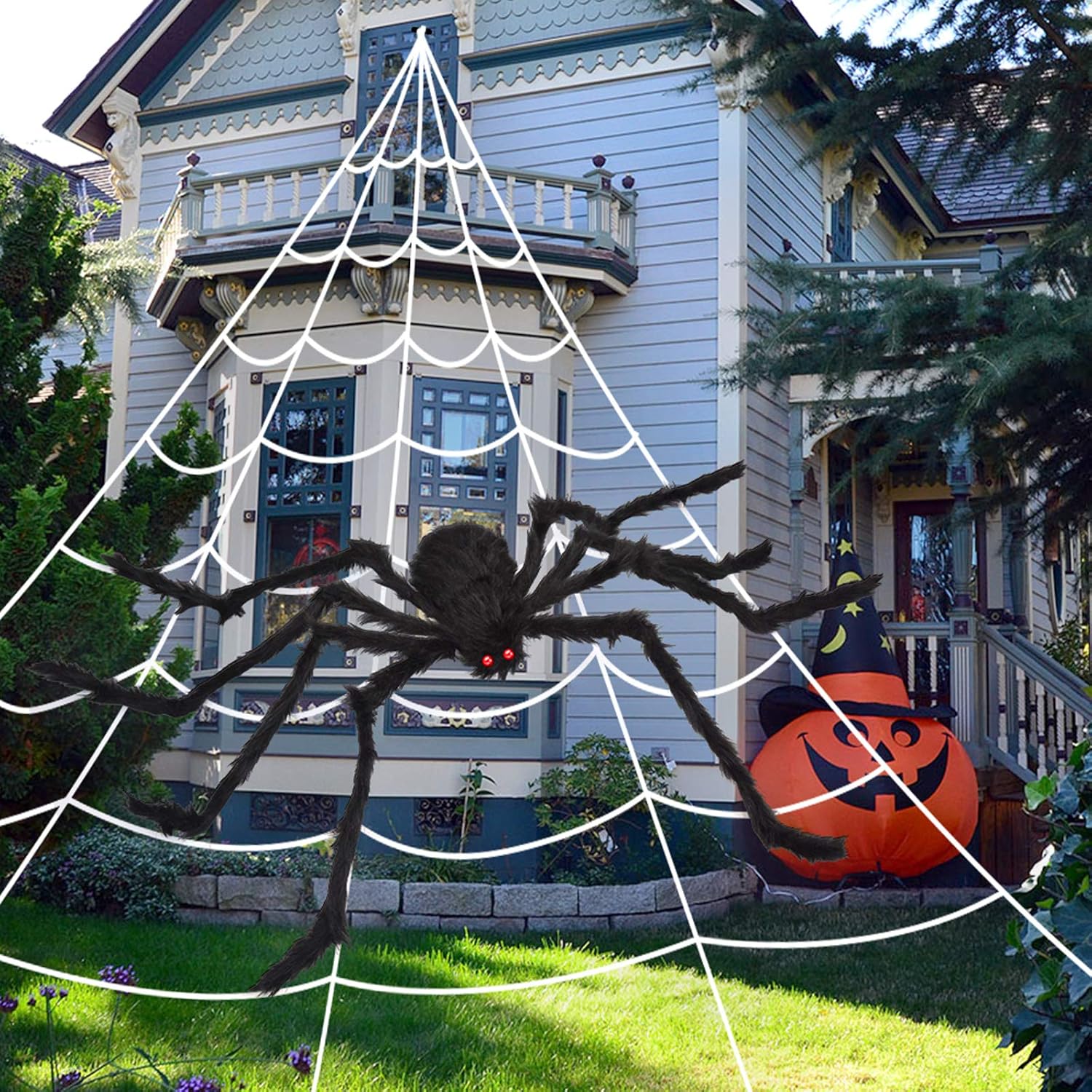 Giant Fake Halloween Spider