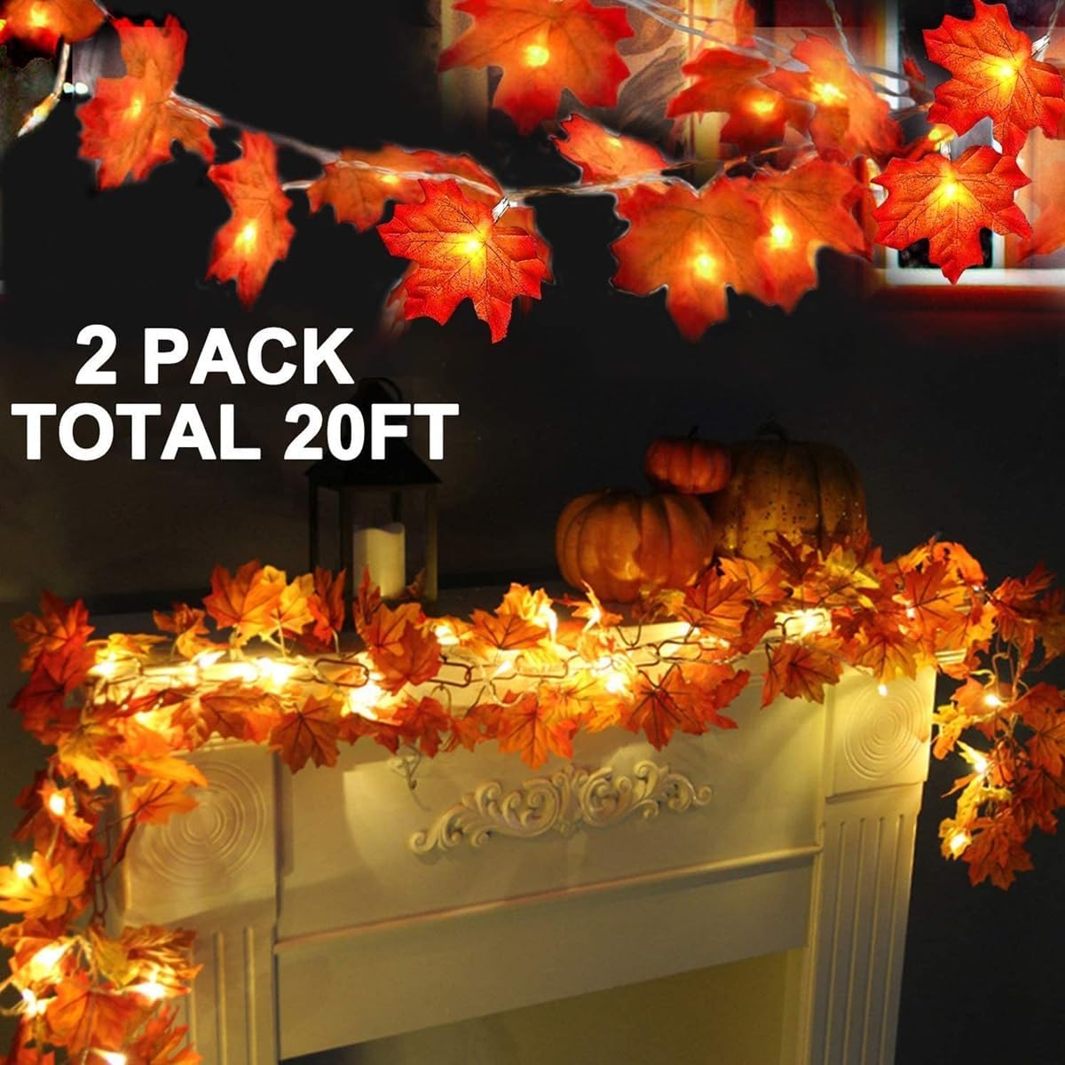2 Pack Fall Decor