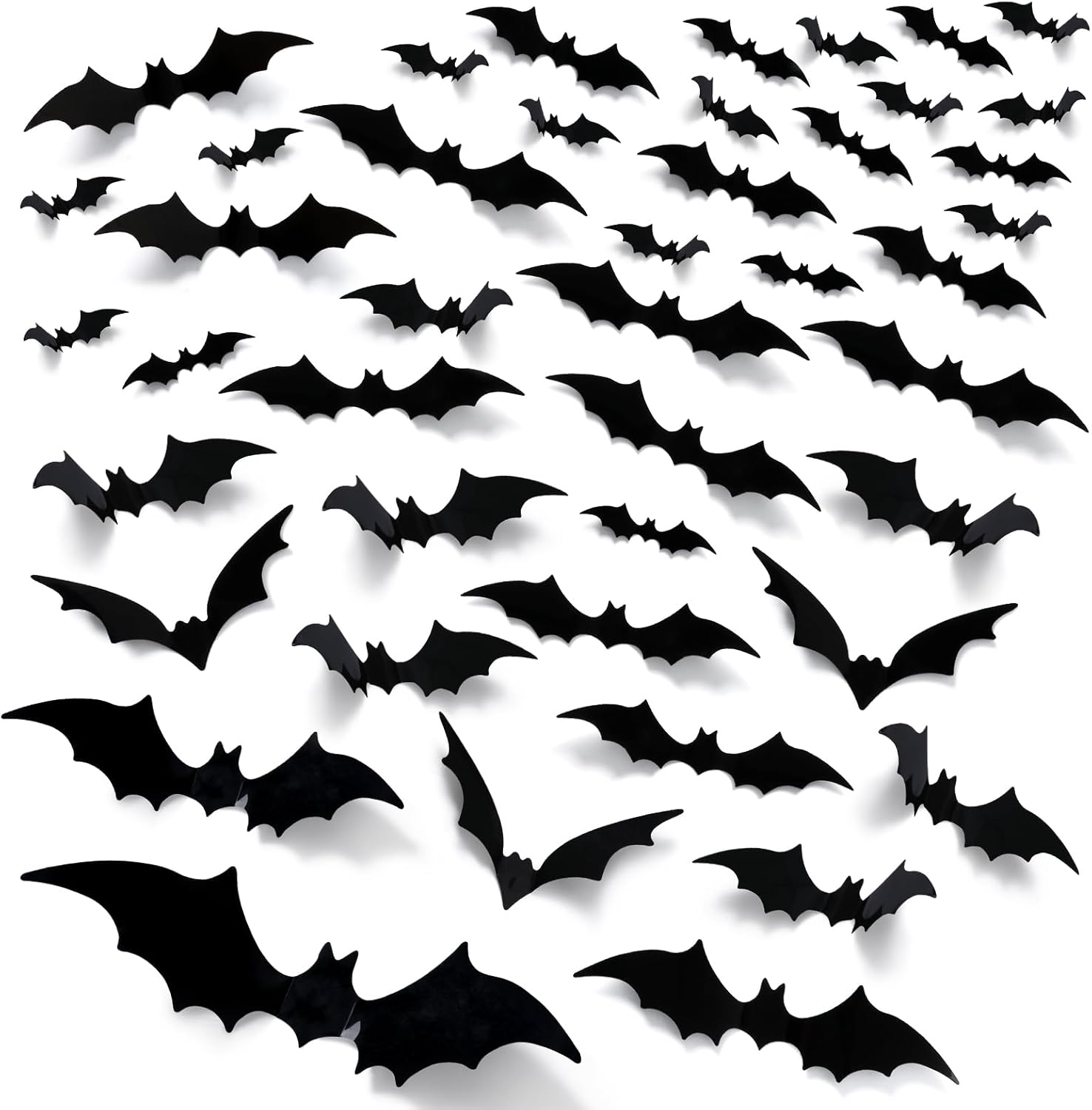 Hallween Decorations Bats Wall Stickers 140PCS