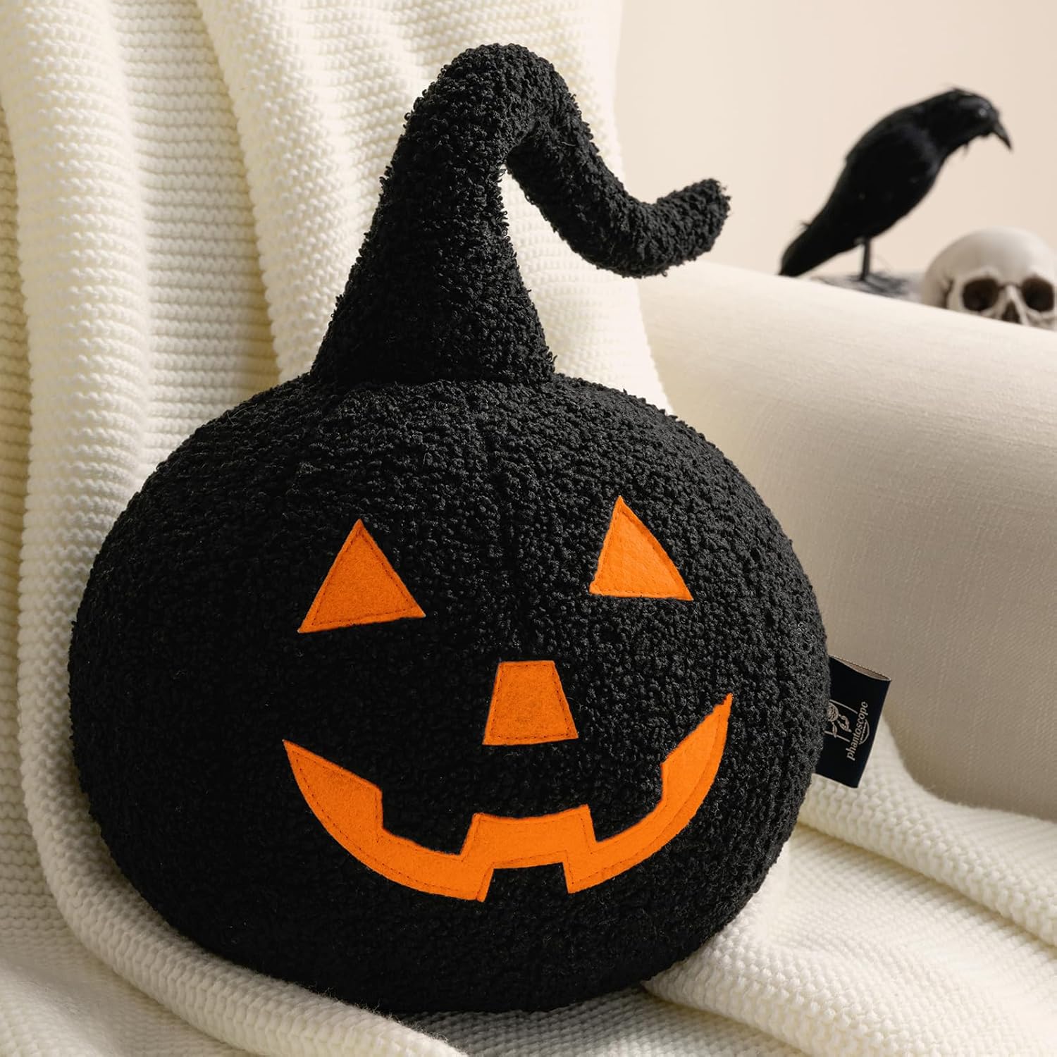Pumpkin Pillow Black