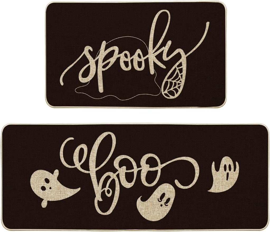 Spooky Boo Floor Mat