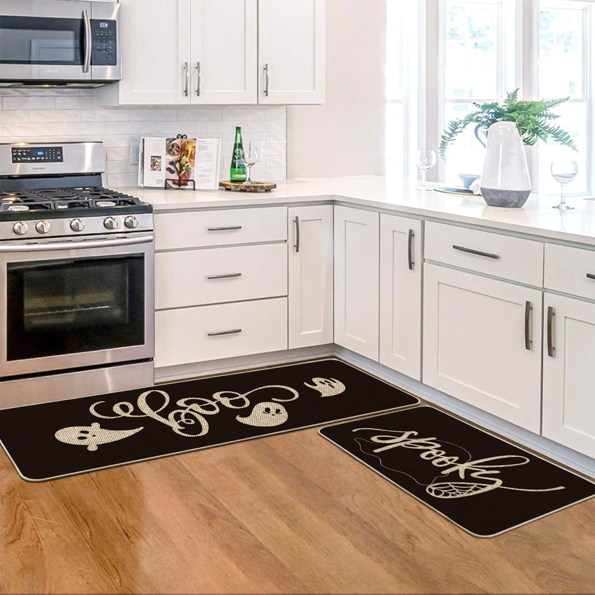 Spooky Boo Floor Mat