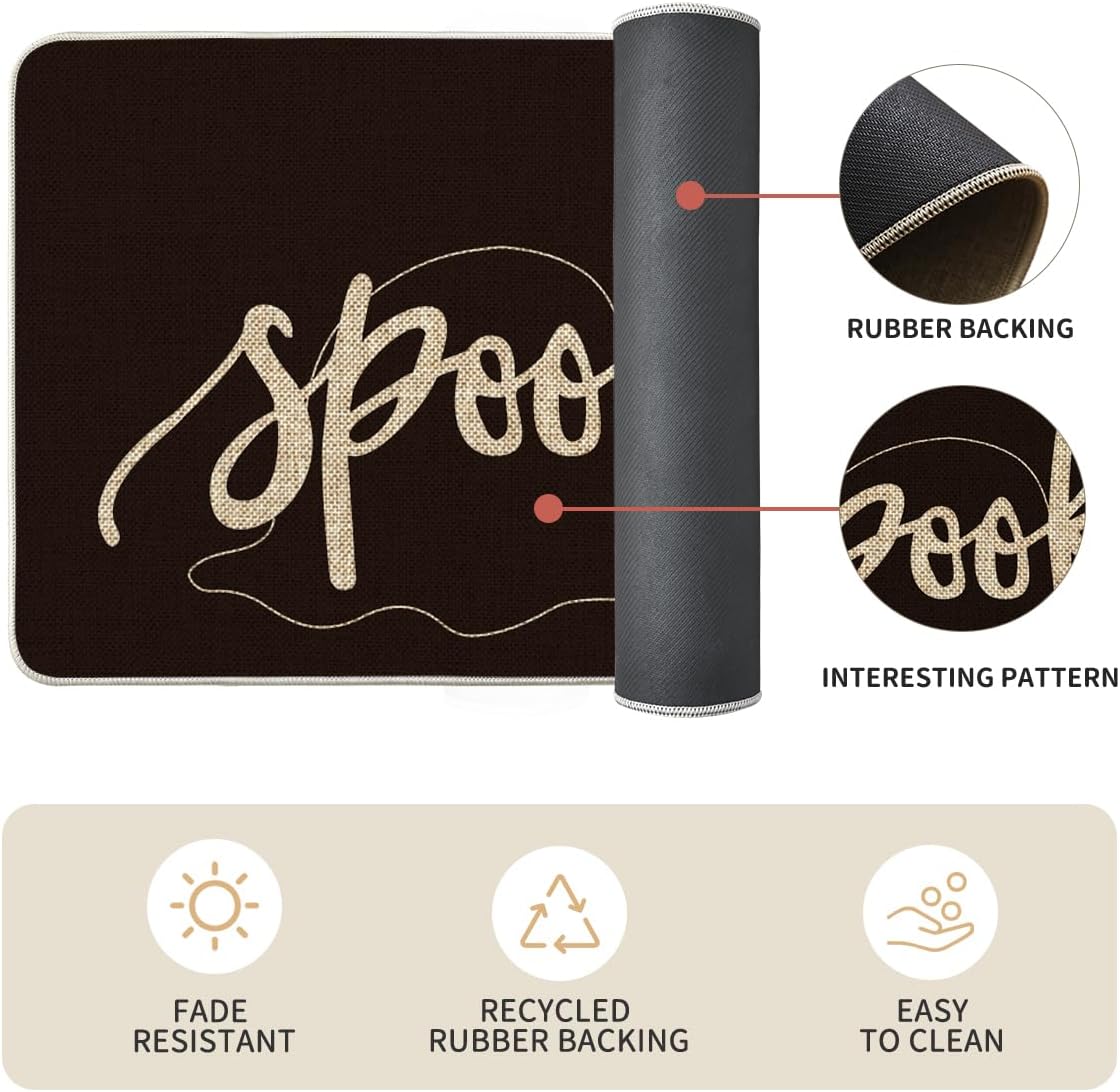 Spooky Boo Floor Mat