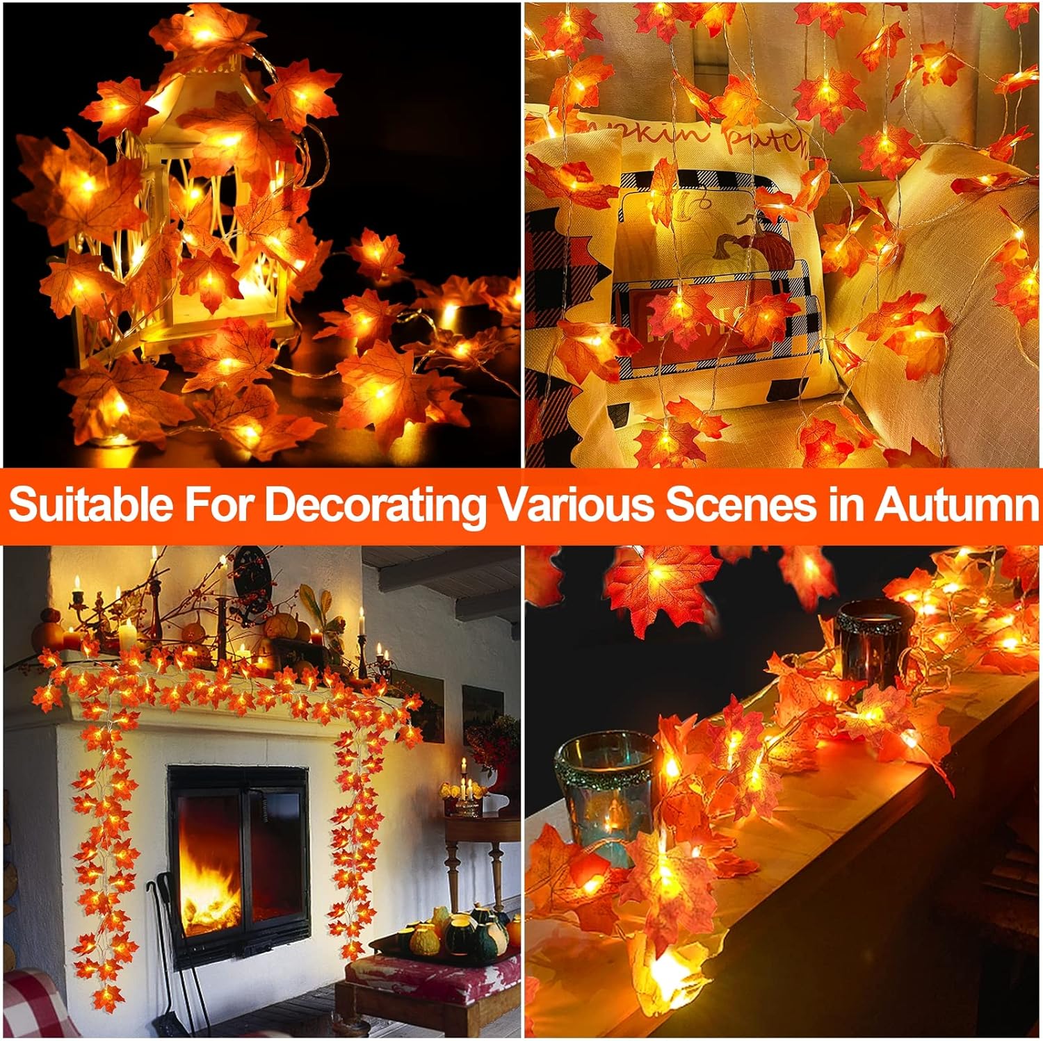 2 Pack Fall Decor