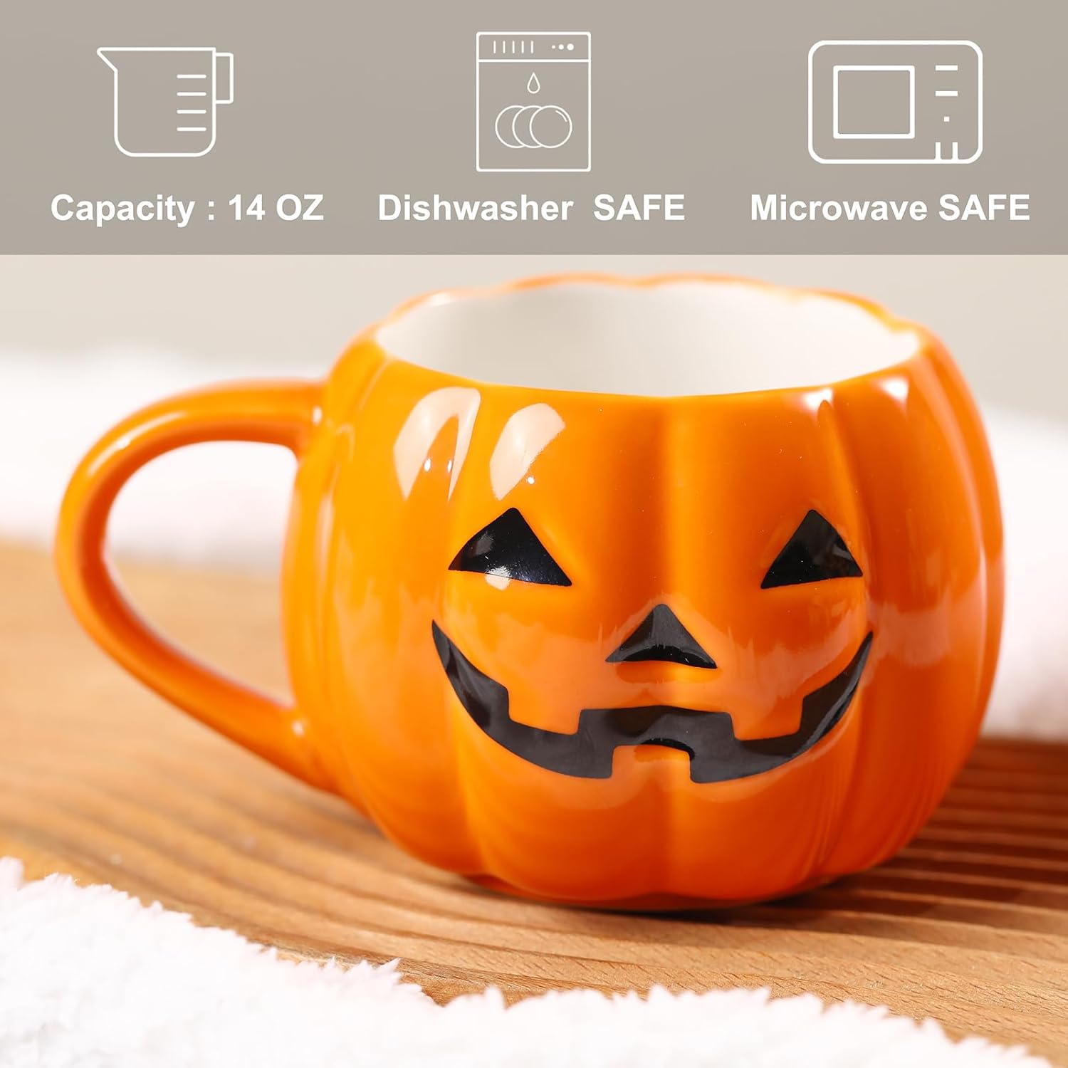 2 Pack Pumpkin Mug