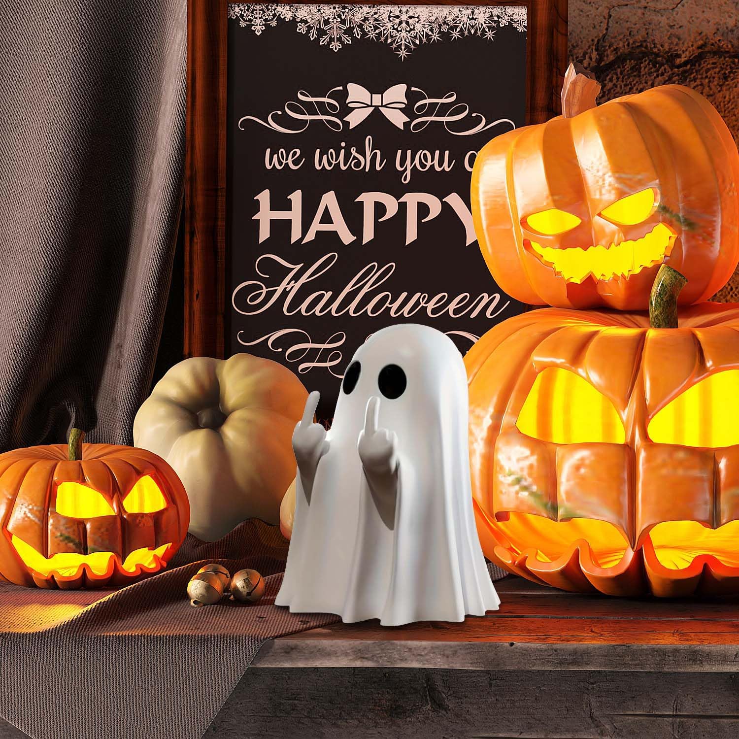 Halloween Ghost Figurine